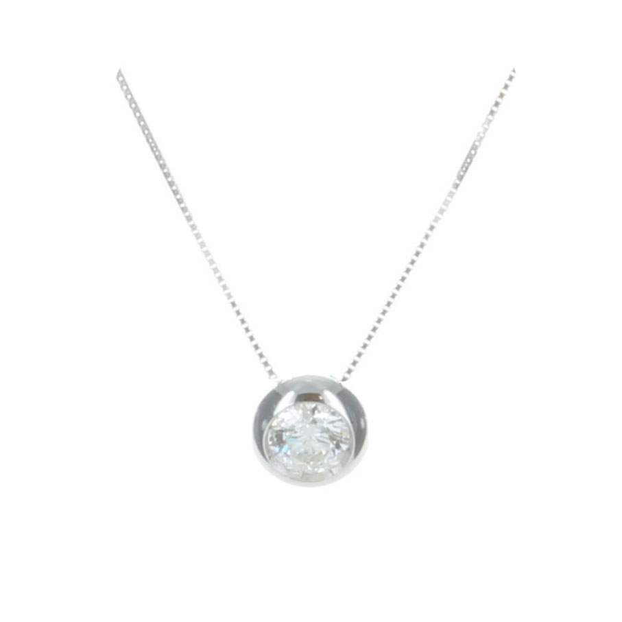 GENEVE CLASSIC NECKLACE 2.9 18K WHITE GOLD 42CM