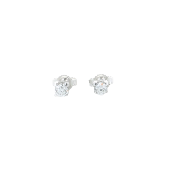 GENEVE CLASSIC EARRINGS 0.95 18K WHITE GOLD