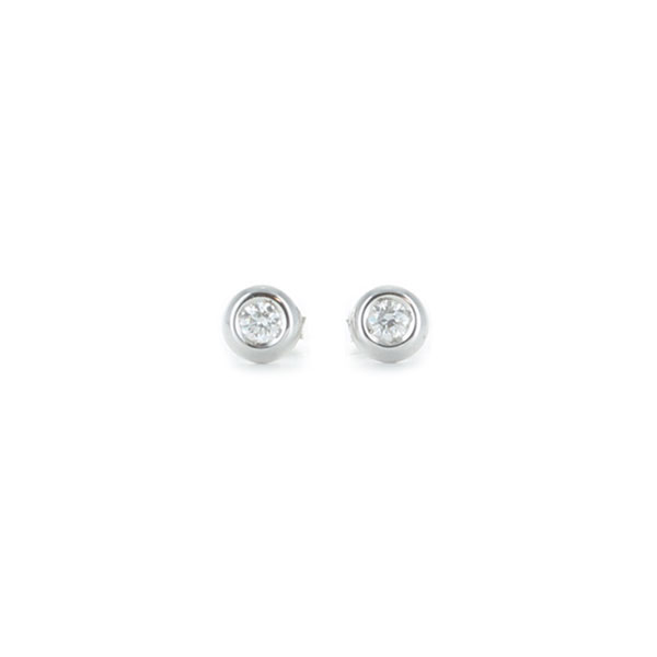 GENEVE CLASSIC EARRINGS 1.25 18K WHITE GOLD