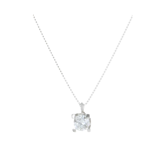 GENEVE CLASSIC NECKLACE 1.18 18K WHITE GOLD 42CM