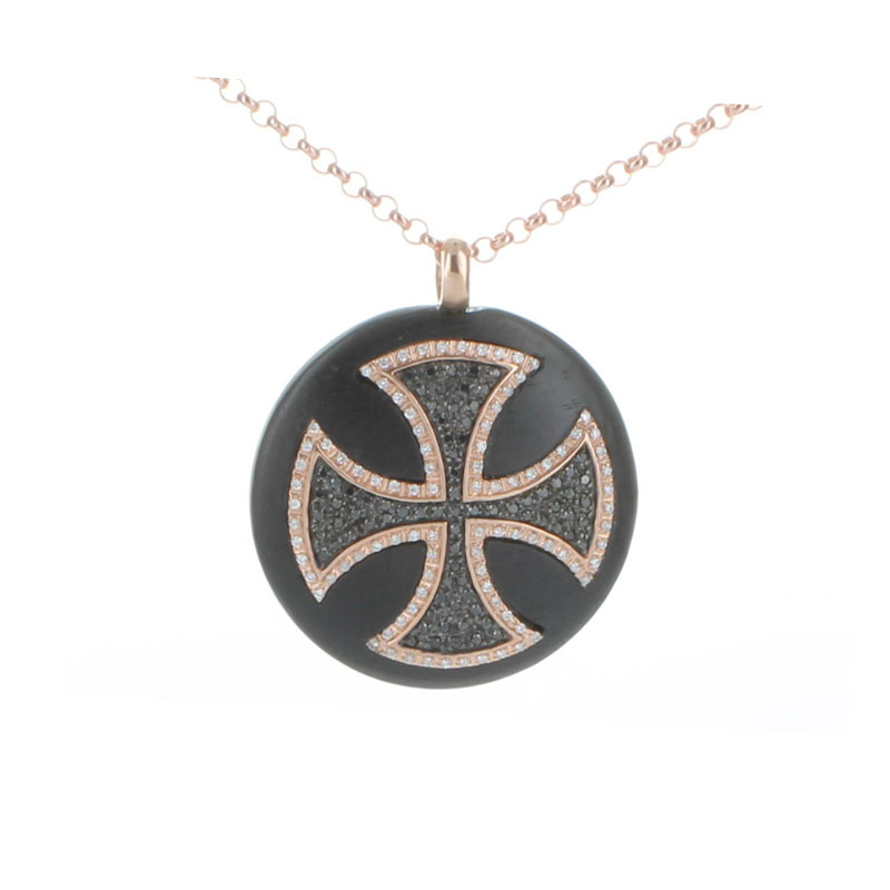 GENEVE NECKLACE CHAIN & PENDANT 15.4 18K ROSE GOLD