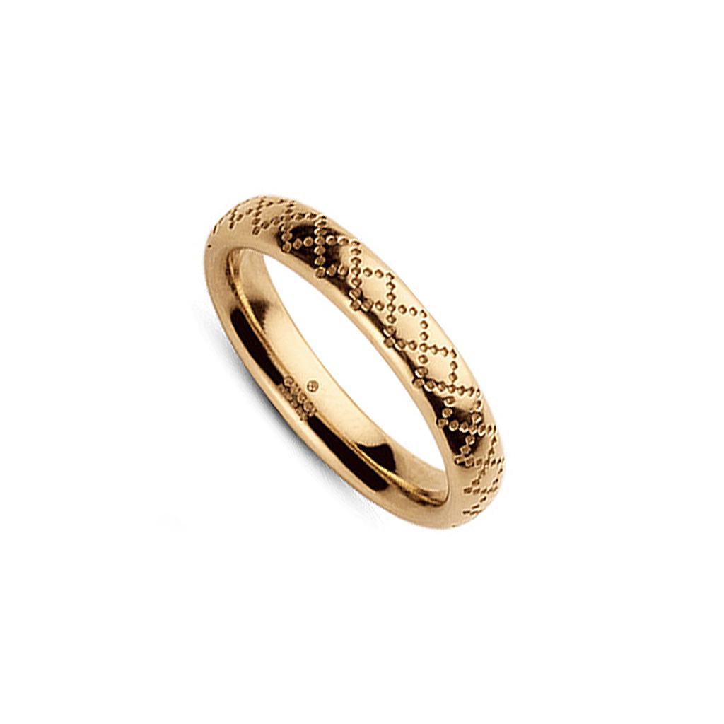 GUCCI DIAMANTISSIMA RING 0.0 18K YELLOW GOLD 15
