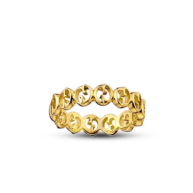 GUCCI GUCCI 1973 RING 0.0 18K YELLOW GOLD 13