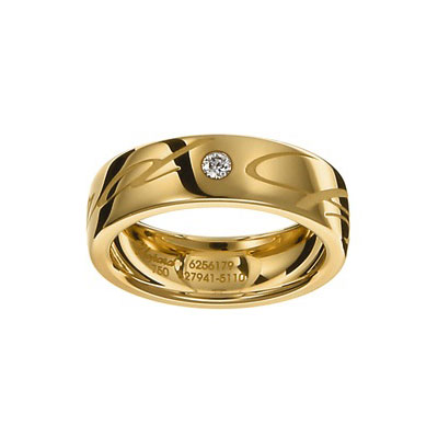 CHOPARD CHOPARDISSIMO RING 8.4 18K YELLOW GOLD 54