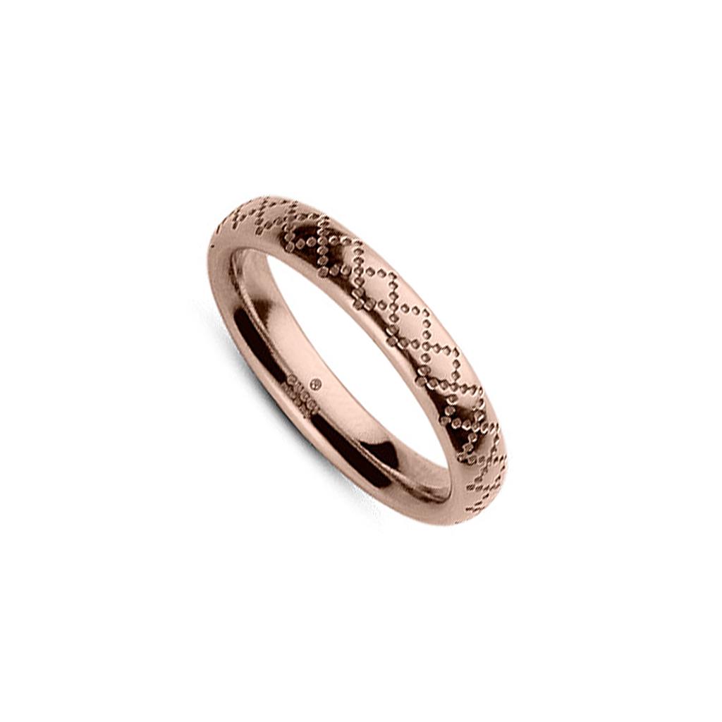 GUCCI DIAMANTISSIMA RING 0.0 18K ROSE GOLD 16