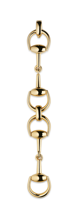 GUCCI HORSEBIT BRACELET 58.0 18K YELLOW GOLD 17CM