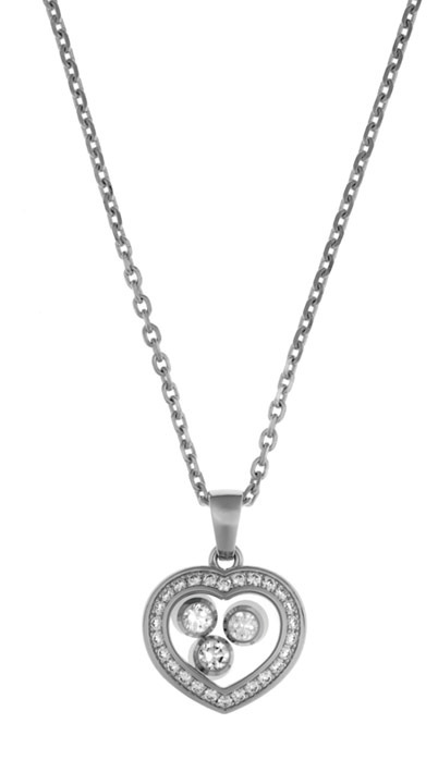 CHOPARD HAPPY CURVES NECKLACE 7.2 18K WHITE GOLD