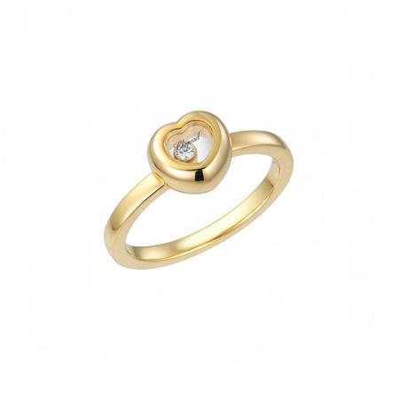 CHOPARD HAPPY DIAMONDS RING T 53 4.7 18K YELLOW GOLD