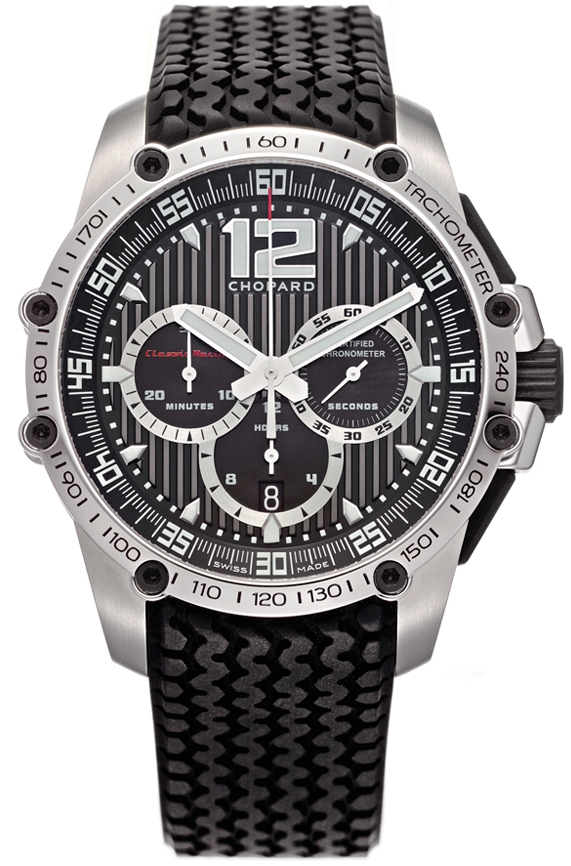 MILLE MIGLIA SUPERFAST CHRONO AUTOMATIC 45MM STEEL BLACK RUBBER