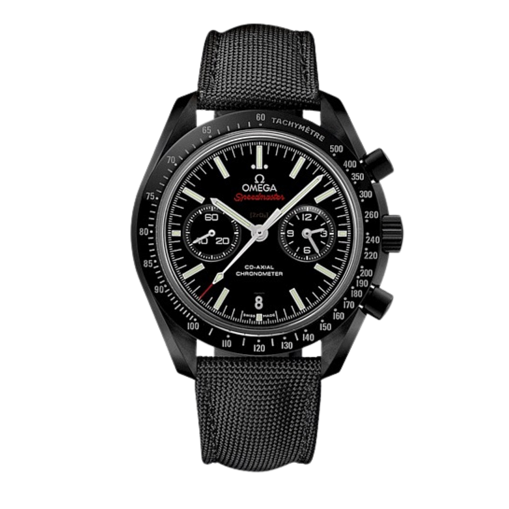 SPEEDMASTER MOONWATCH CO AXIAL CHRONOGRAPH AUTOMATIC 44,25MM CERAMIC BLACK TEXTILE