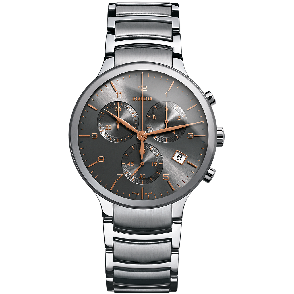 CENTRIX SILVER QUARTZ 44MM STEEL GREY STEEL