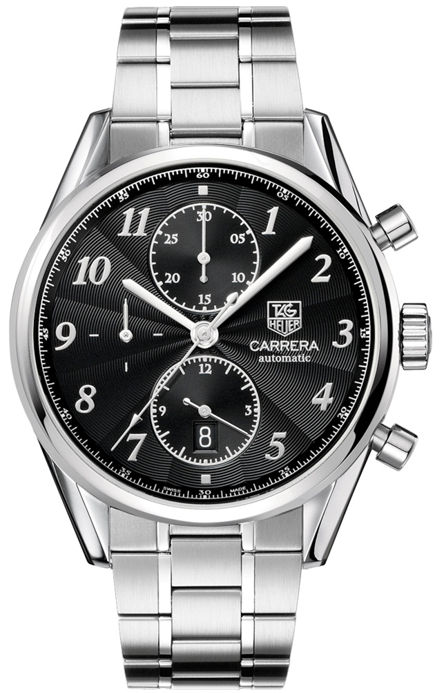 CARRERA CALIBRE 16 HERITAGE CHRONOGRAPH AUTOMATIC 41MM STEEL BLACK STEEL