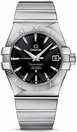 CONSTELLATION CO AXIAL 35MM AUTOMATIC 35MM STEEL BLACK STEEL