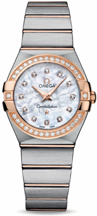 CONSTELLATION QUARTZ 27MM QUARTZ 27MM STEEL MOTHER OF PEARL STEEL & ROSE GOLD