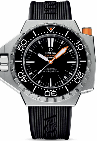 SEAMASTER PLOPROF 1200M CO AXIAL AUTOMATIC 55MM STEEL BLACK RUBBER