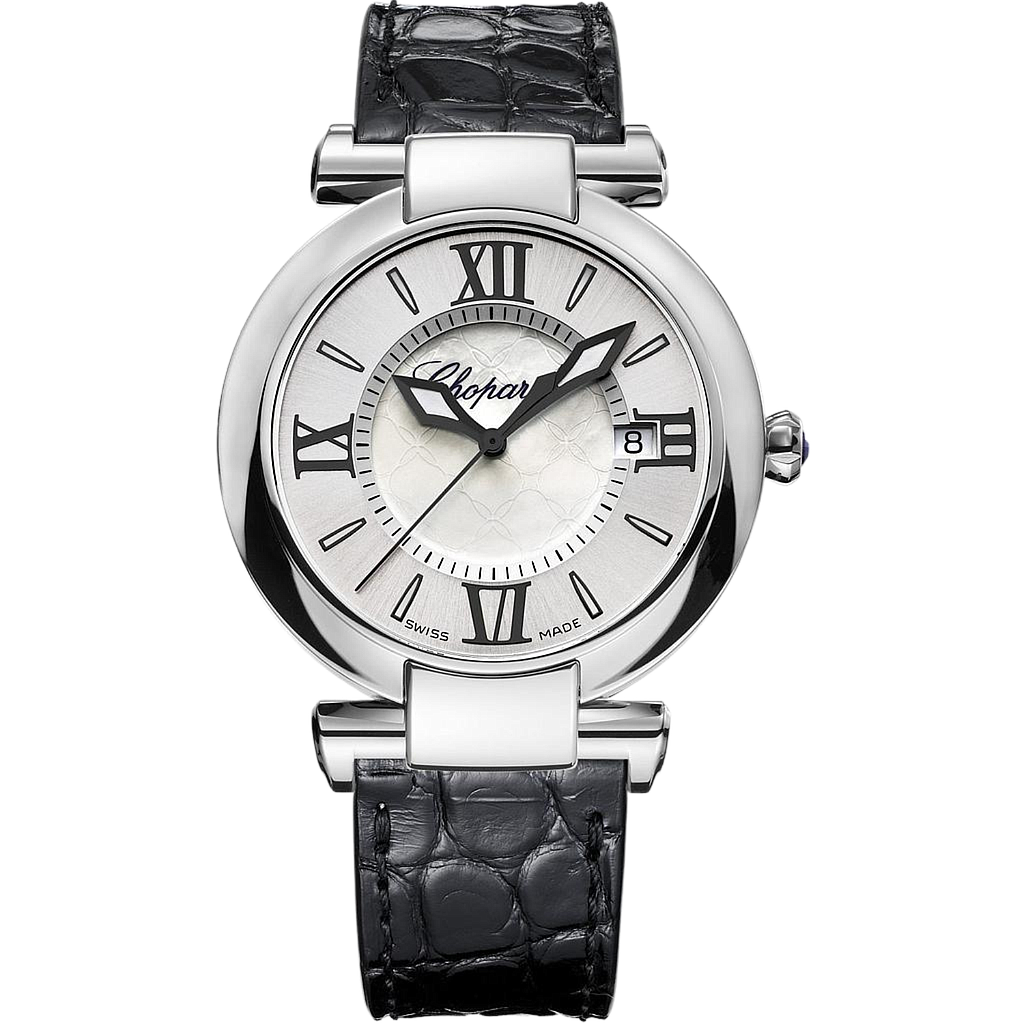 IMPERIALE 36 QUARTZ 36MM STEEL SILVER ALLIGATOR