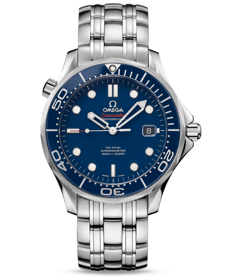 SEAMASTER DIVER 300M CO AXIAL AUTOMATIC 41MM STEEL BLUE STEEL