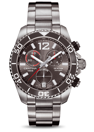 DS ACTION CHRONOGRAPH QUARTZ 42,5MM TITANIUM GREY TITANIUM