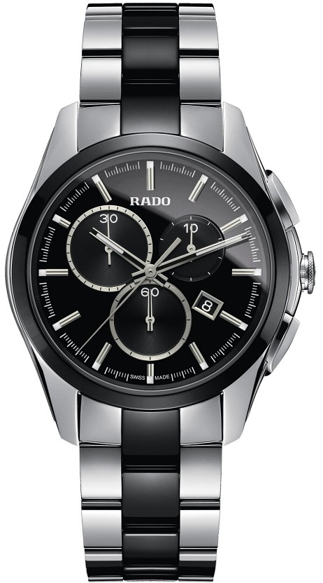 HYPERCHROME SILVER/BLACK AUTOMATIC 36MM STEEL & CERAMIC BLACK STEEL & CERAMIC