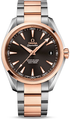 SEAMASTER AQUA TERRA 150M CO AXIAL AUTOMATIC 41,5MM STEEL GREY STEEL & ROSE GOLD