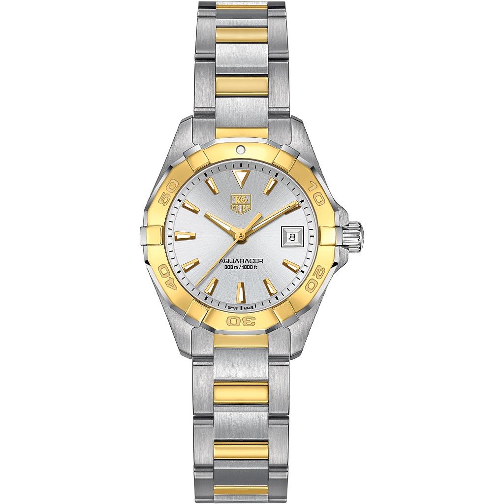 AQUARACER 300M QUARTZ QUARTZ 27MM STEEL SILVER STEEL & PVD