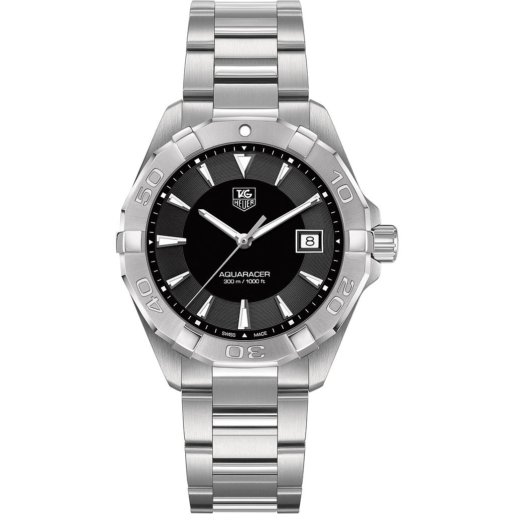 AQUARACER 300M QUARTZ QUARTZ 40,5MM STEEL BLACK STEEL