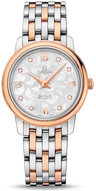 DE VILLE PRESTIGE QUARTZ 27,4MM STEEL SILVER STEEL & ROSE GOLD