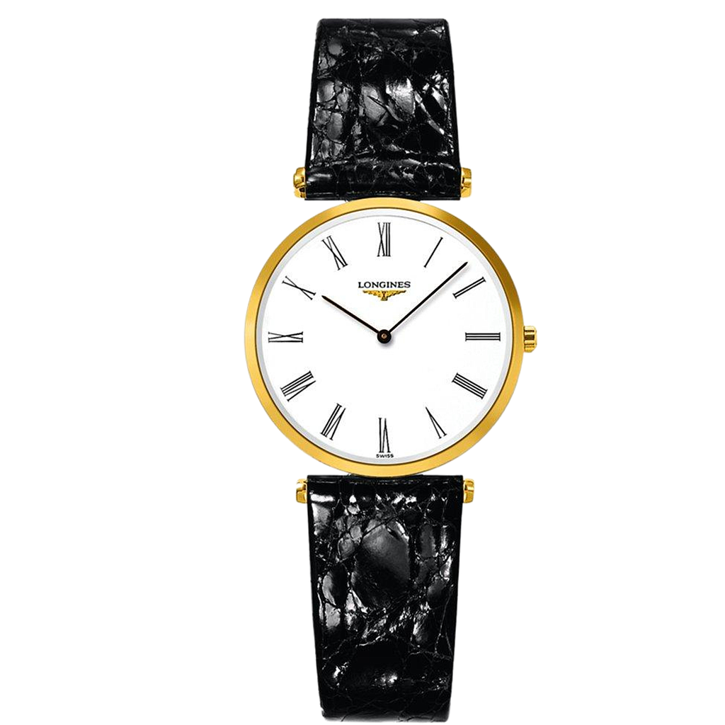 LA GRANDE CLASSIQUE QUARTZ 29MM STEEL WHITE ALLIGATOR