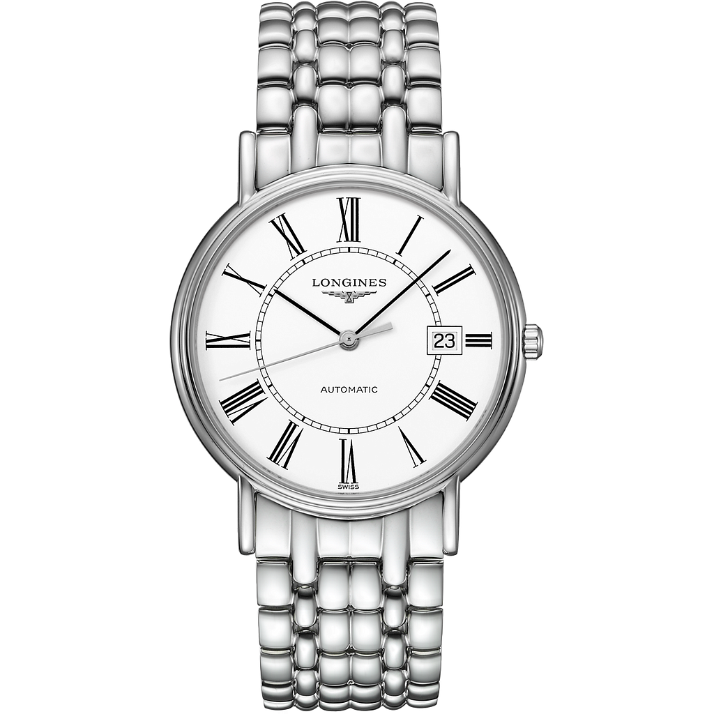 PRESENCE AUTOMATIC 38,5MM STEEL WHITE STEEL