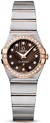 CONSTELLATION QUARTZ 24MM QUARTZ 24MM STEEL BROWN STEEL & ROSE GOLD