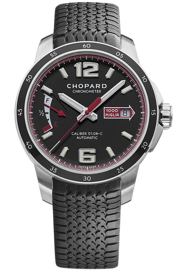 MILLE MIGLIA GTS POWER CONTROL AUTOMATIC 43MM STEEL BLACK RUBBER