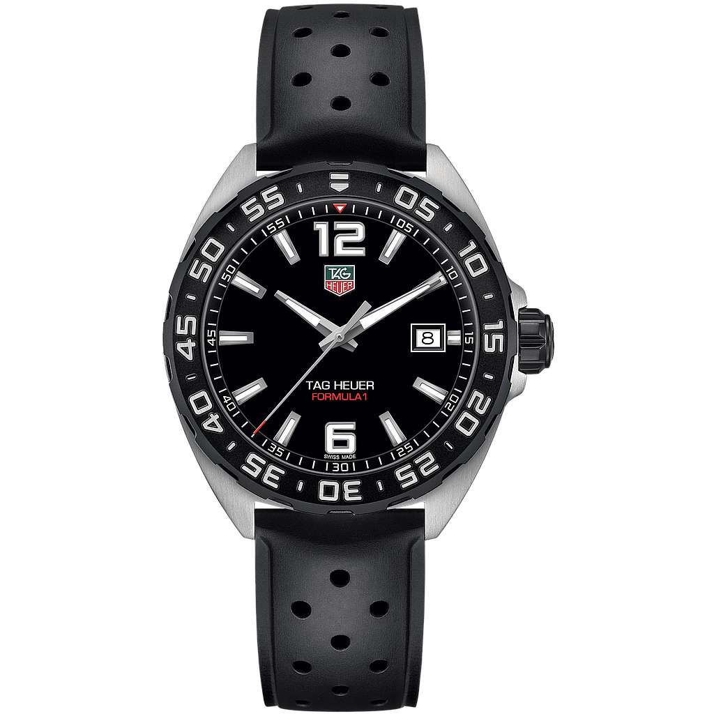 FORMULA 1 QUARTZ QUARTZ 41MM STEEL BLACK RUBBER