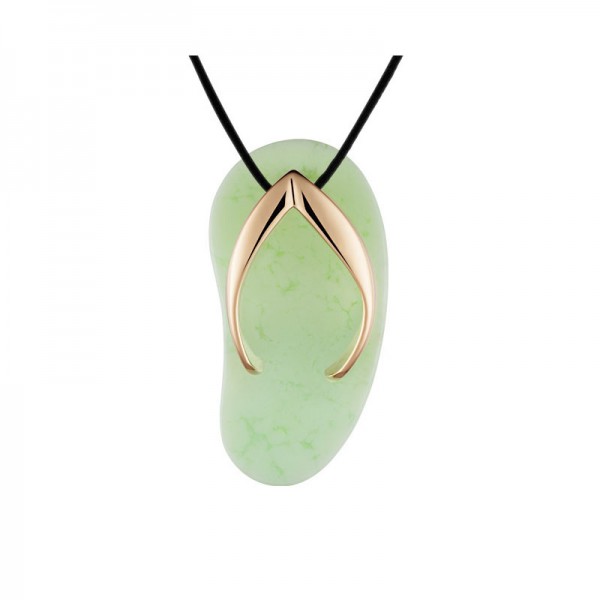 SHANKLA FRESH MINT PENDANT 0.0 18K YELLOW GOLD