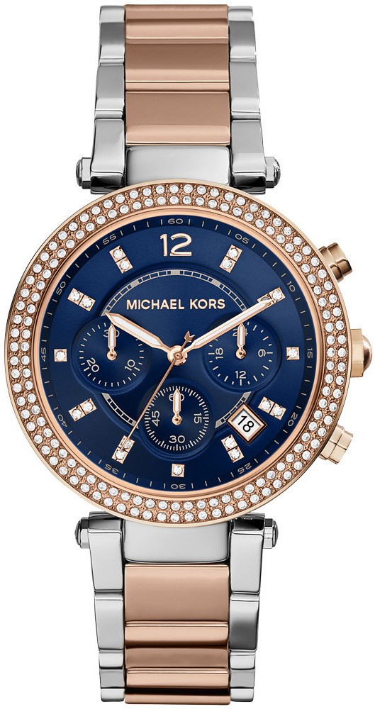 PARKER CHRONOGRAPH QUARTZ 39MM STEEL BLUE STEEL