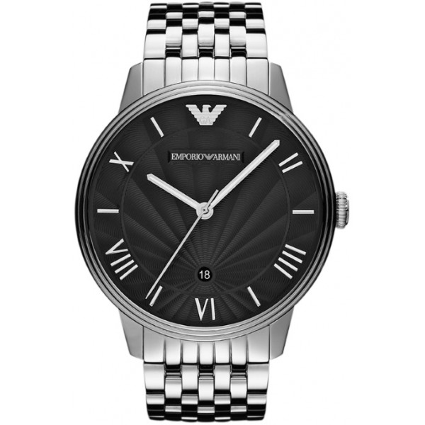 DINO QUARTZ 41MM STEEL BLACK STEEL