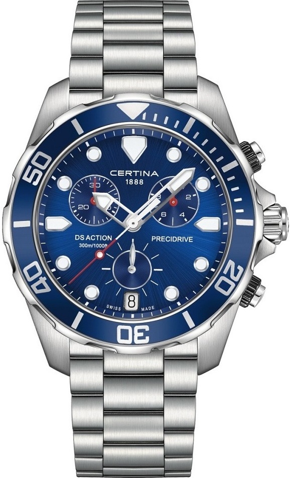 DS ACTION CHRONOGRAPH QUARTZ 43MM STEEL BLUE STEEL