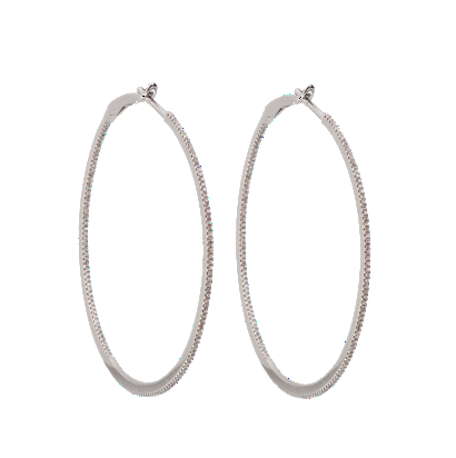 GOLD & ROSES SHEWEL EARRINGS 0.0 18K WHITE GOLD