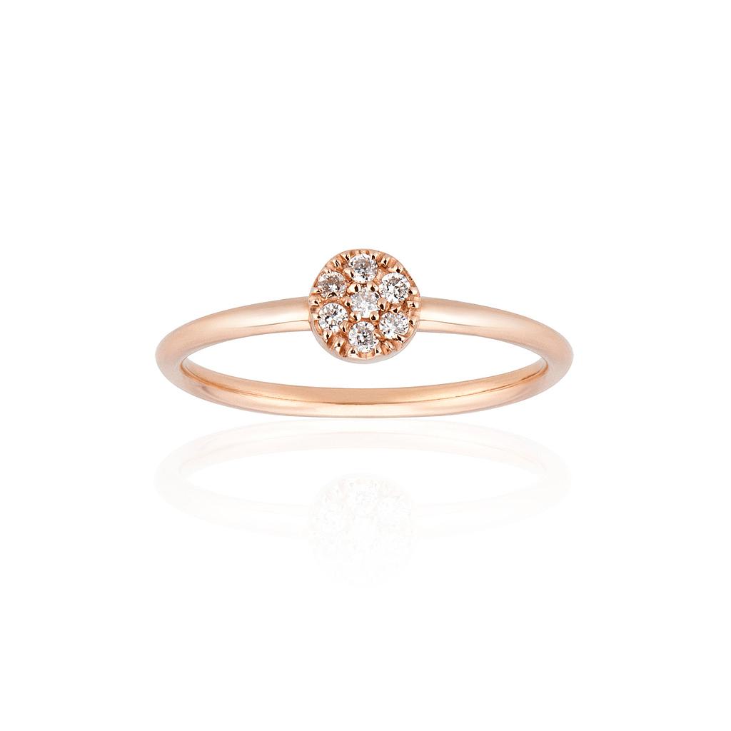 GOLD & ROSES B.T.S. RING 1.55 18K ROSE GOLD 13