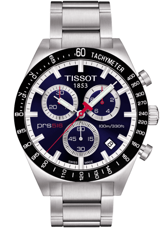 T-SPORT PRS 516 CHRONOGRAPH QUARTZ 42MM STEEL BLUE STEEL
