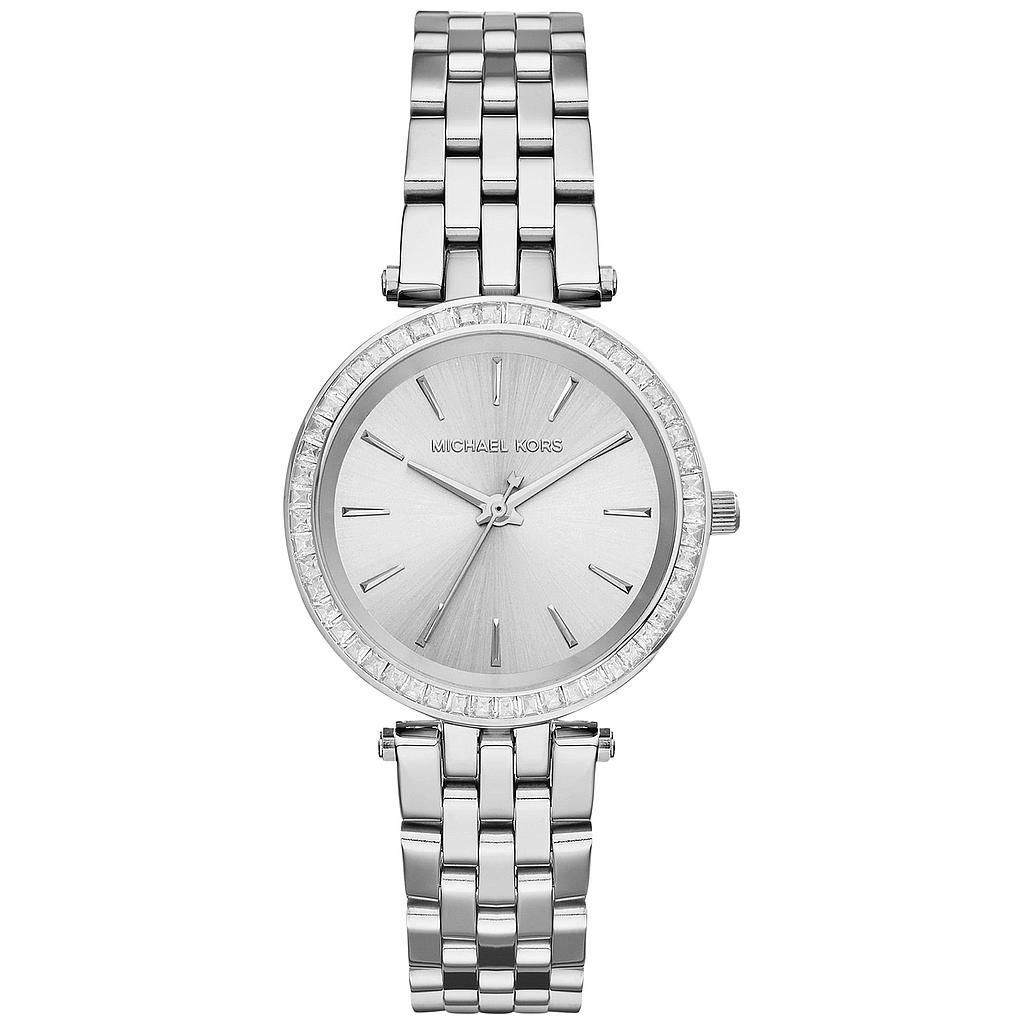 DARCI MINI QUARTZ 33MM STEEL SILVER STEEL