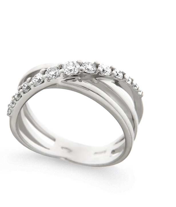 GENEVE RING 4.19 18K WHITE GOLD 14