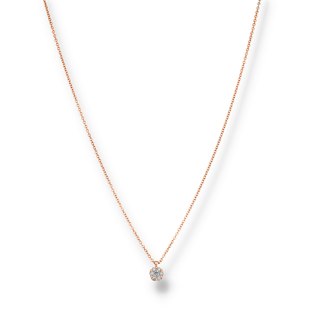 GENEVE CLASSIC NECKLACE 1.8 18K ROSE GOLD