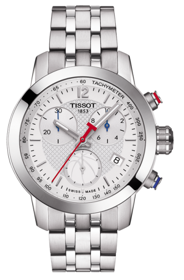 T-SPORT PRC 200 QUARTZ 35MM STEEL WHITE STEEL