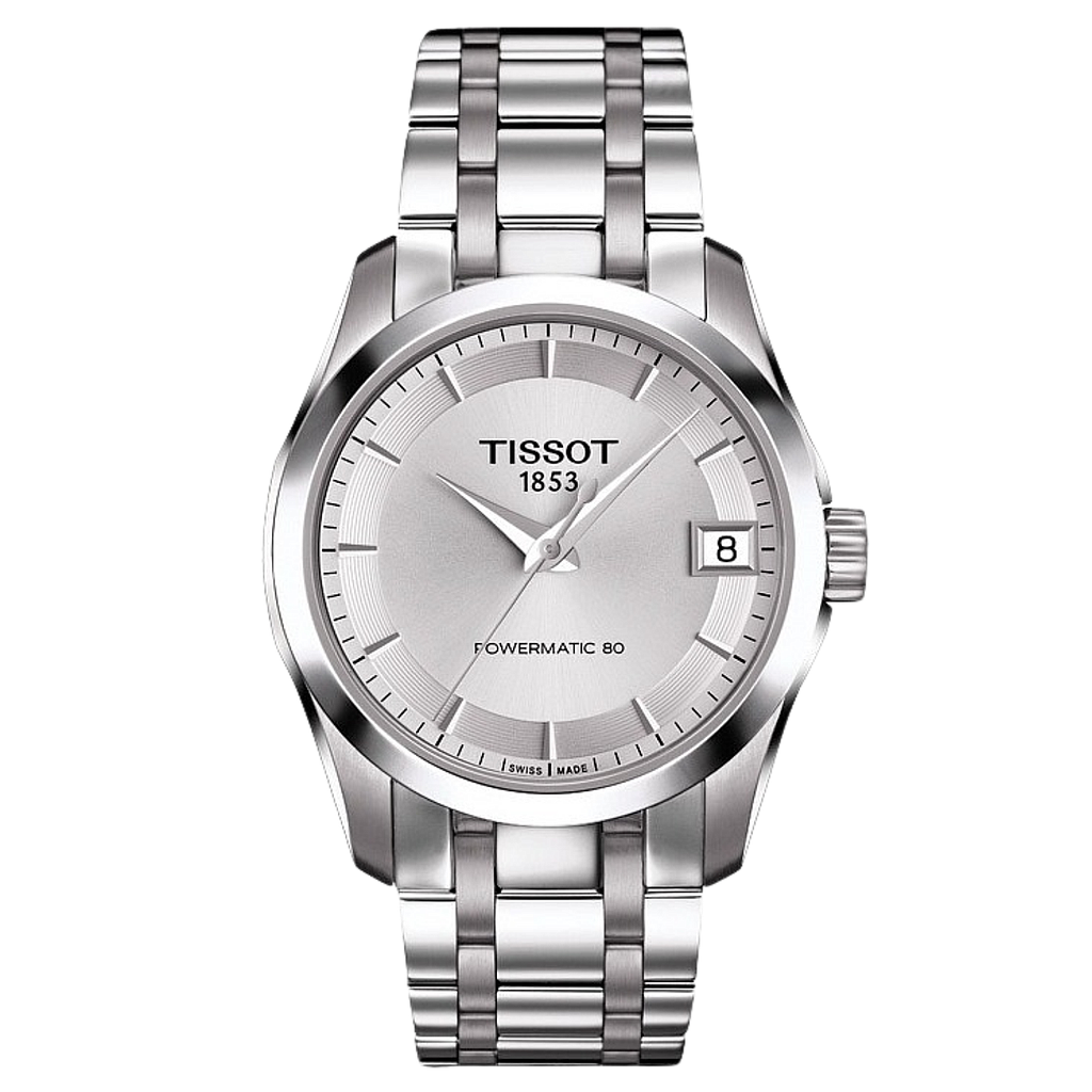 T-LADY COUTURIER POWERMATIC 80 AUTOMATIC 32MM STEEL SILVER STEEL