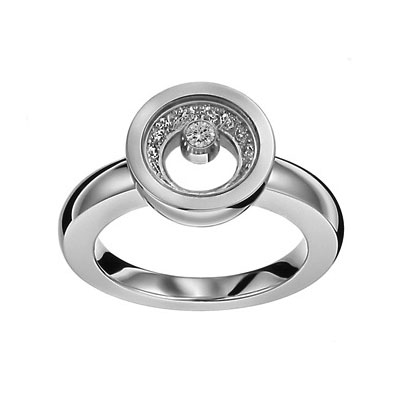 CHOPARD VERY CHOPARD RING 12.9 18K WHITE GOLD 53