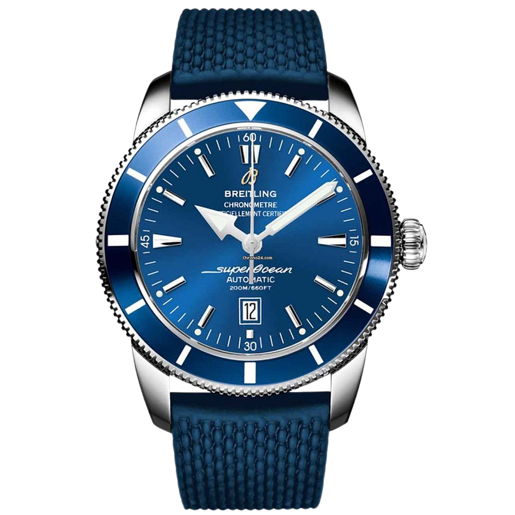 SUPEROCEAN HERITAGE II 42 AUTOMATIC 42MM STEEL BLUE RUBBER