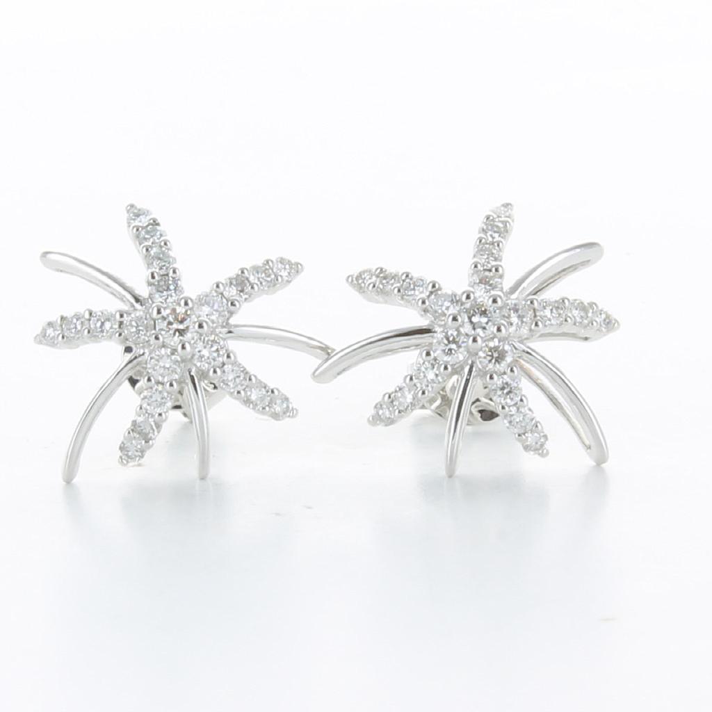 GENEVE EARRINGS STUD 3.3 18K WHITE GOLD