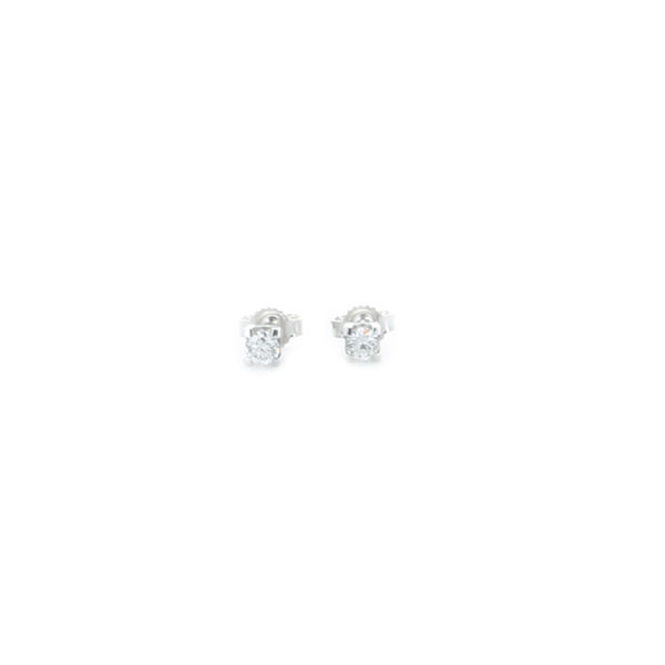 GENEVE CLASSIC EARRINGS 0.8 18K WHITE GOLD