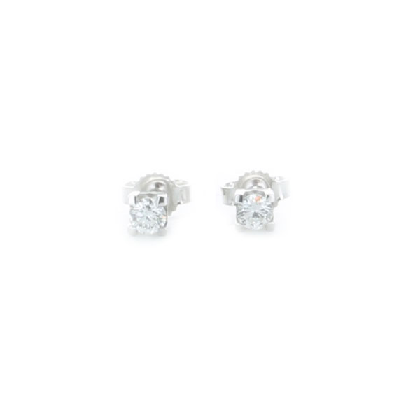 GENEVE CLASSIC EARRINGS 1.5 18K WHITE GOLD