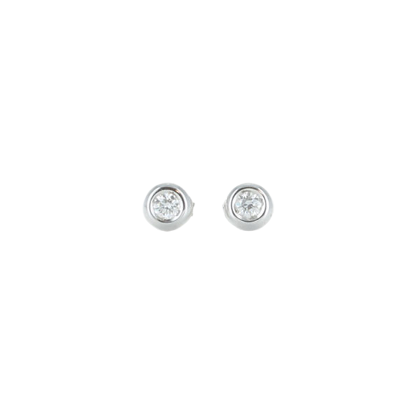 GENEVE CLASSIC EARRINGS 1.25 18K WHITE GOLD